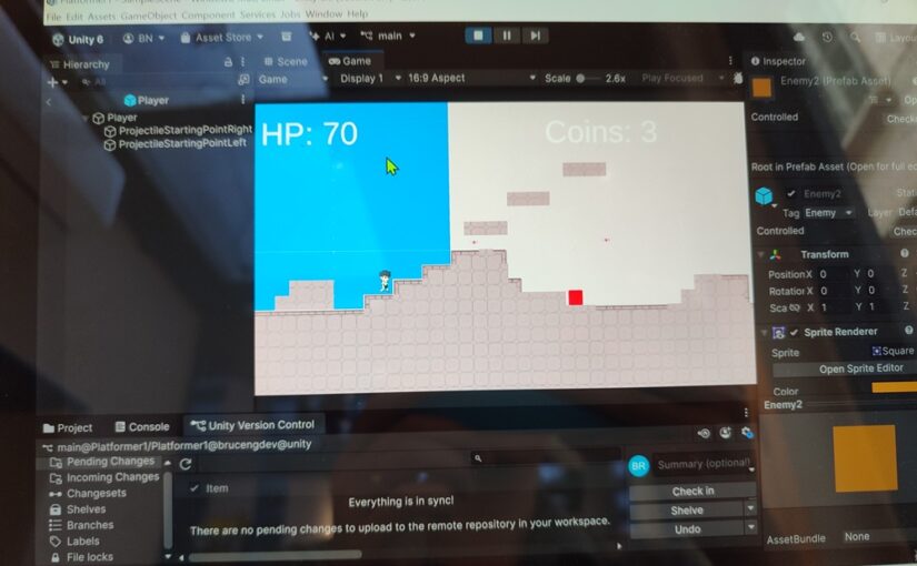 [Dev log – Platformer – 2026-09-21] Building a platformer game for fun